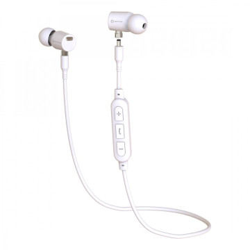 Buxton REI-BT 101 WHITE ROON Bluetooth fülhallgató COMBO, fehér színben