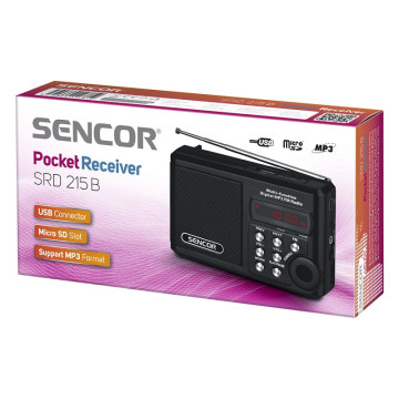 Sencor SRD 215 B hordozható rádió