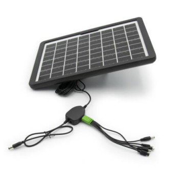 15W napelemes töltő panel - akkumulátor és telefon...