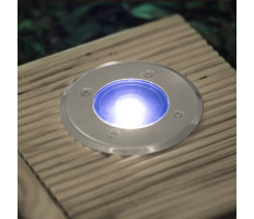 LED-es süllyeszthető, lépésálló szolár lámpa