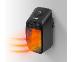 Mini hősugárzó - 400W - LED kijelző - 230V - Fekete